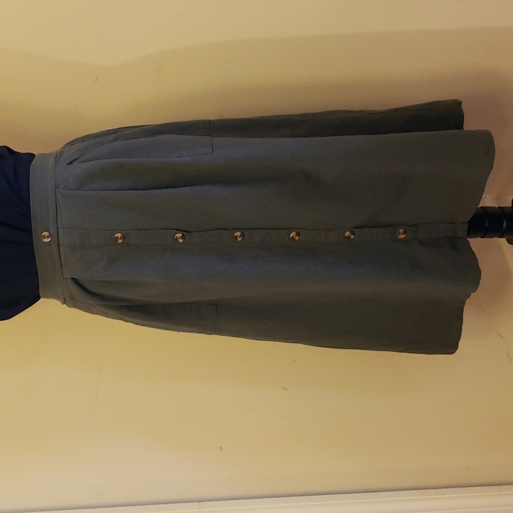 Vestidos Women's Olive Green, Full Peasant Skirt w/Elastic Waist, Size Medium